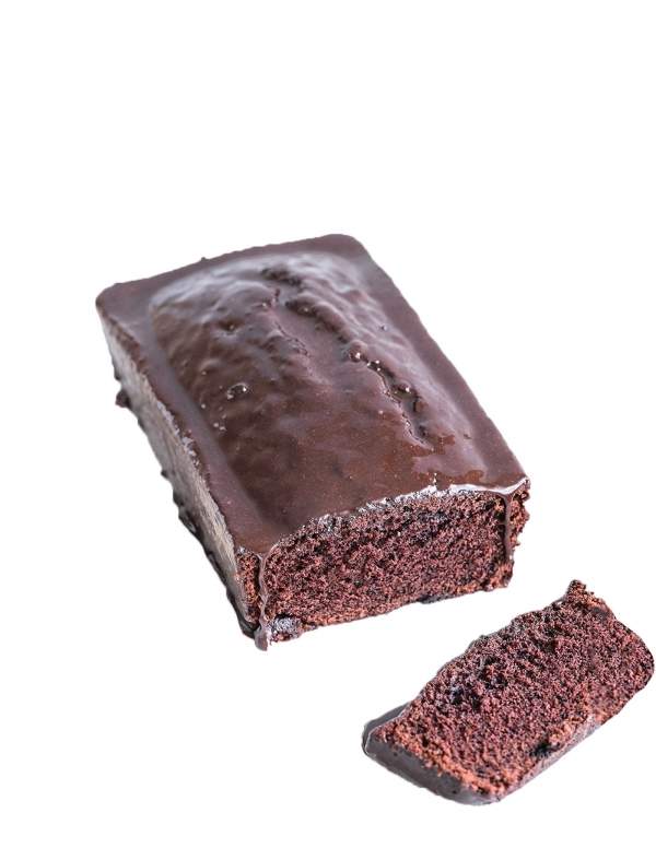 HappyKuchen.de Proteinreicher Schokoladenkuchen (Erbsenprotein) mit Zuckerguss, kein niedriger GI-Zucker, vegan, bio und glutenf
