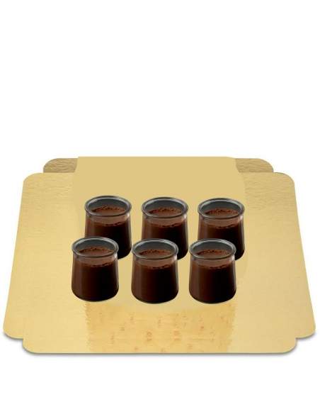 HappyKuchen.de 6 Crèmes dessert chocolat noir sans sucre vegan, bio et sans gluten indice glycémique bas Adapté diabétiques et c