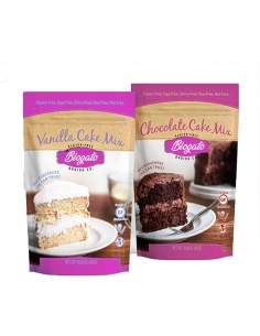HappyKuchen.de Mix génoise pour gâteau double étage 18cm vegan, sans sucre, bio et sans gluten - 33
