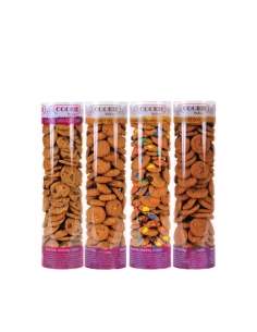 HappyKuchen.de Tubes 500g de Mini cookies sans sucre à IG bas, vegan, bio et sans gluten Adapté diabétiques et coéliaqu - 1