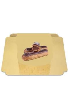 HappyKuchen.de 3 Schokoladen- oder Kaffee-Eclairs ohne Zucker, vegan, bio und glutenfrei mit niedrigem glykämischen Index - 55