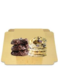 HappyKuchen.de 6 "Fudgy Teig" Mixkekse ohne Zucker, vegan, bio und glutenfrei mit niedrigem glykämischen Index Geeignet für Diab
