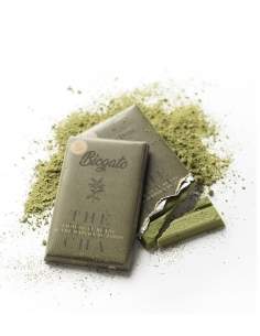 HappyKuchen.de 2 Tablettes de chocolat au thé vert matcha sans sucre vegan, sans sucre,  bio et sans gluten indice glycémique ba