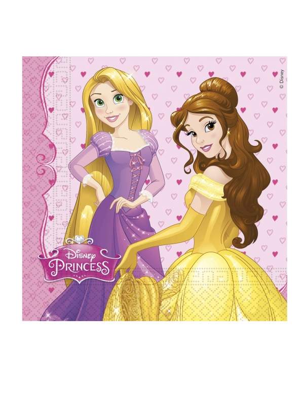 HappyKuchen.de Pack décoration d'anniversaire Belle princesses Disney - 2