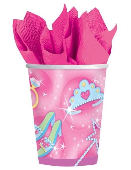 HappyKuchen.de Pack décoration d'anniversaire Belle princesses Disney - 6
