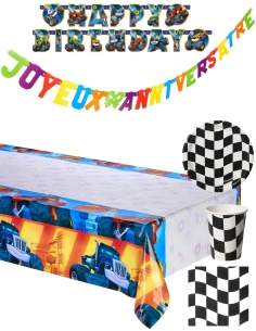 HappyKuchen.de Pack décoration d'anniversaire Blaze et les monster machines - 1