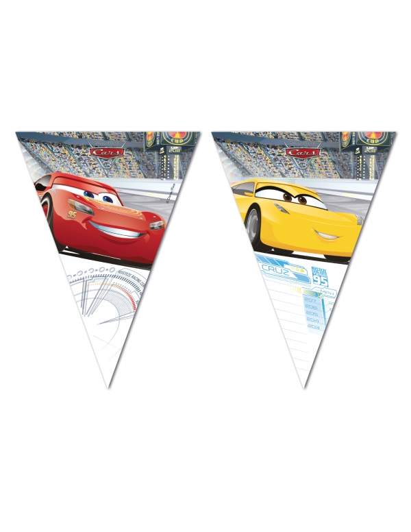 HappyKuchen.de Pack décoration d'anniversaire Cars Disney Flash Mcqueen - 2