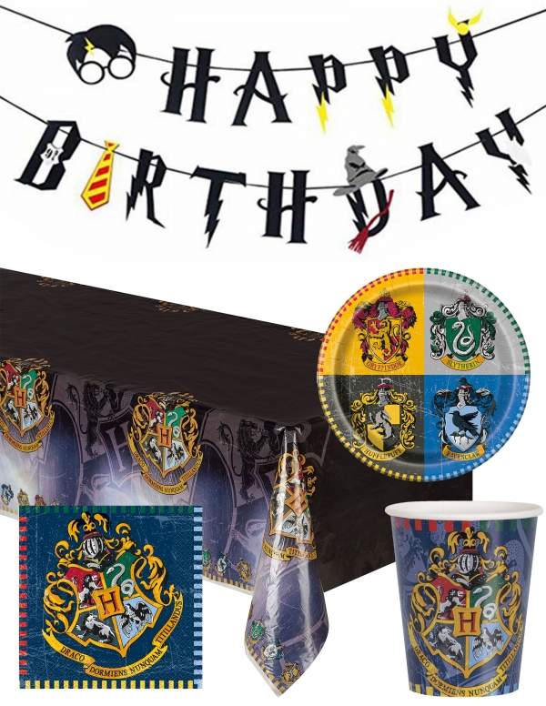 HappyKuchen.de Pack décoration d'anniversaire Harry Potter - 1