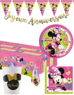 HappyKuchen.de Pack décoration d'anniversaire Minnie - 1
