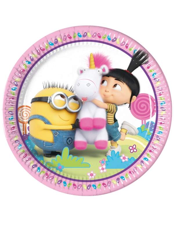 HappyKuchen.de Pack décoration d'anniversaire Minions pour fille Moi, moche et méchant - 2