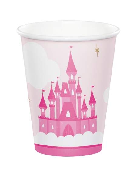 HappyKuchen.de Pack décoration d'anniversaire princesse rose fille - 4