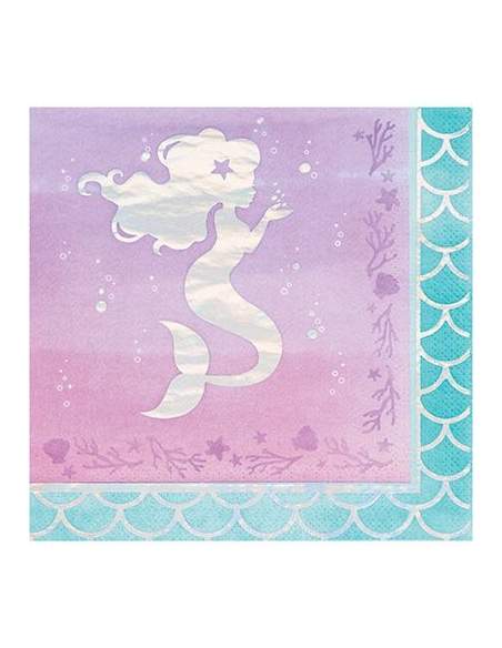 HappyKuchen.de Meerjungfrau Geburtstagsdekorationspaket Ariel die kleine Meerjungfrau Disney Prinzessin - 6