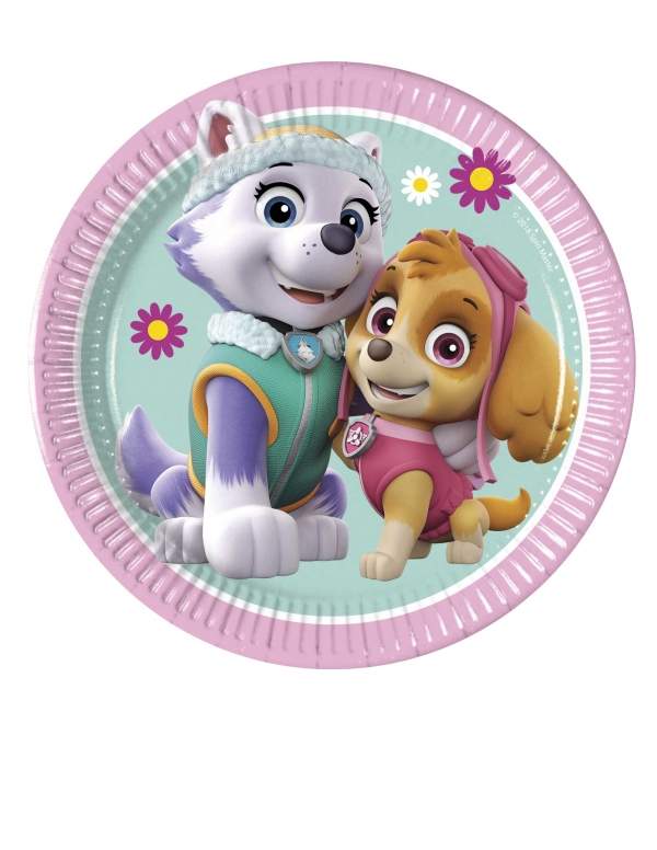 HappyKuchen.de Paw Patrol Girl Geburtstagsdekorationspaket Skye und Everest - 2
