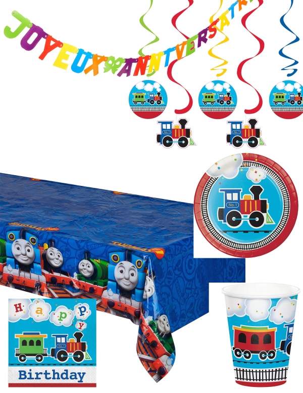 HappyKuchen.de Thomas der Zug und seine Freunde Geburtstagsdekorationspaket - 1