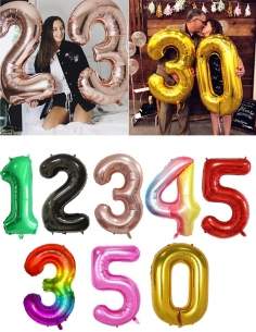 HappyKuchen.de Riesiger Zahlenballon - 1