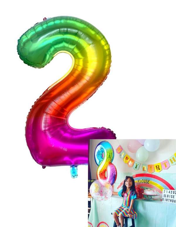 HappyKuchen.de Ballon chiffre numero géant - 7