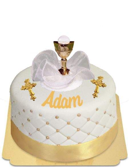 HappyKuchen.de Gateau communion garcon sans gluten, bio et vegetarien - 1
