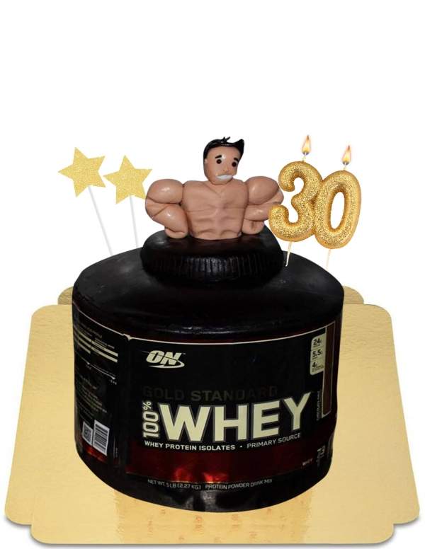  Whey Protein Kuchen für Sportler vegan, glutenfrei - 210