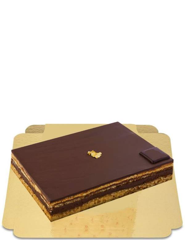 HappyKuchen.de Opera au chocolat couches onctueuses et croustillantes vegan, sans gluten - 8
