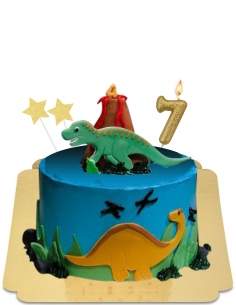 Veganer Vulkanausbruch Dinosaurierkuchen, glutenfrei - 65