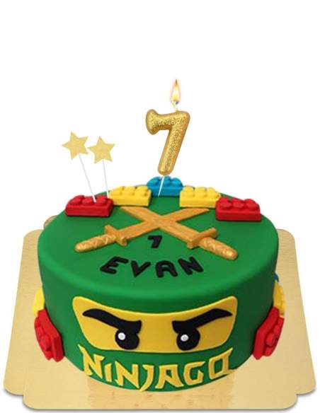 HappyKuchen.de NinjaGO und Lego Kuchen in veganem Marzipan, glutenfrei - 48