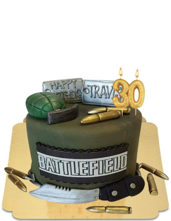  Veganer Battlefield Cake, Glutenfrei - 75