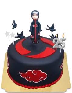 Veganer Itachi Sharingan Kuchen, glutenfrei - 243