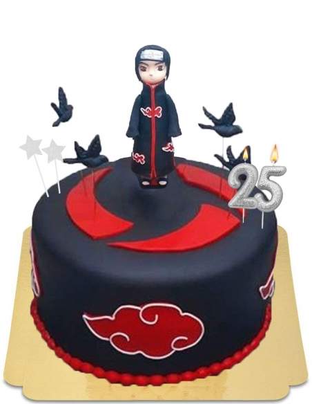  Veganer Itachi Sharingan Kuchen, glutenfrei - 243