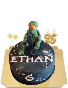  Halo Gamer veganer Kuchen, glutenfrei - 214