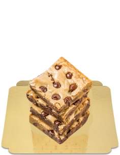  4 vegane Chocolate Chip Brownies "Fudgy", glutenfrei, zuckerfrei, niedriger glykämischer Index geeignet für Diabetiker und - 71