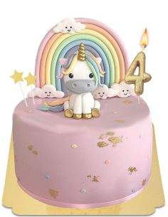 HappyKuchen.de Gâteau licorne B05 vegan, bio et sans gluten - 61
