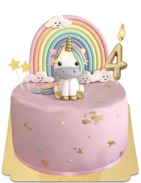 HappyKuchen.de Gâteau licorne B05 vegan, bio et sans gluten - 61