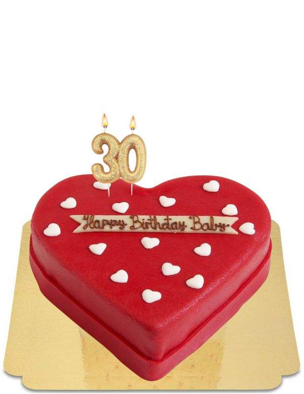 HappyKuchen.de Gâteau coeur vegan, bio et sans gluten - 165