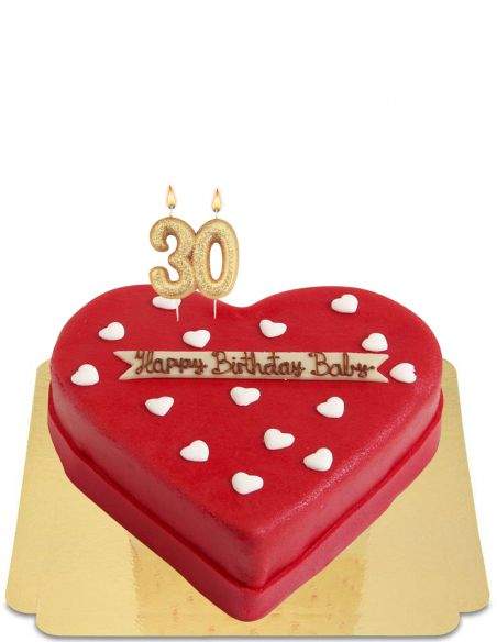 HappyKuchen.de Gâteau coeur vegan, bio et sans gluten - 165