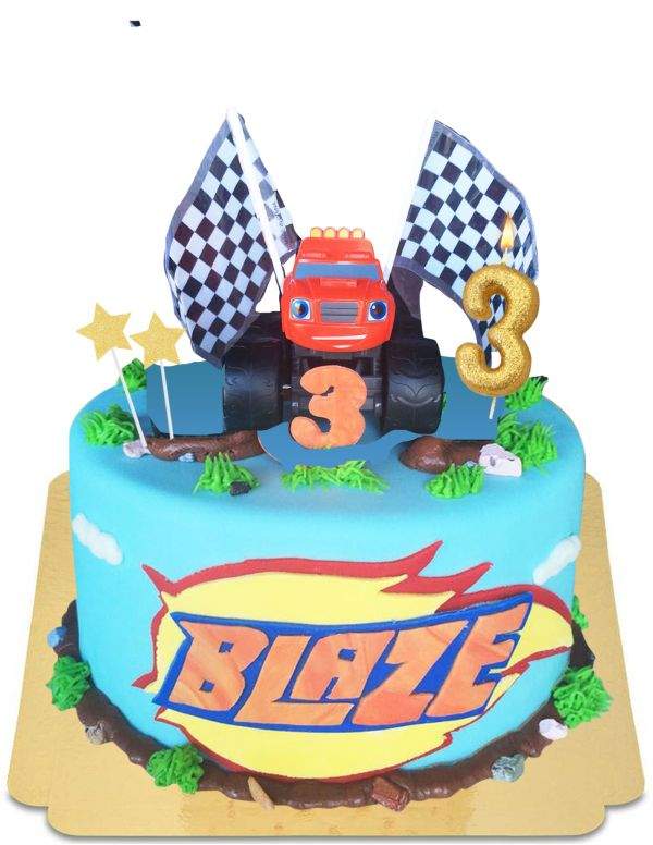 HappyKuchen.de Gâteau Blaze et les monster machines vegan, bio et sans gluten - 15