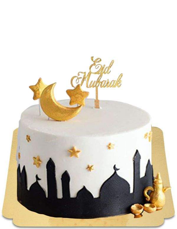 HappyKuchen.de Bio, vegan und glutenfrei Eid Mubarak Kuchen - 3