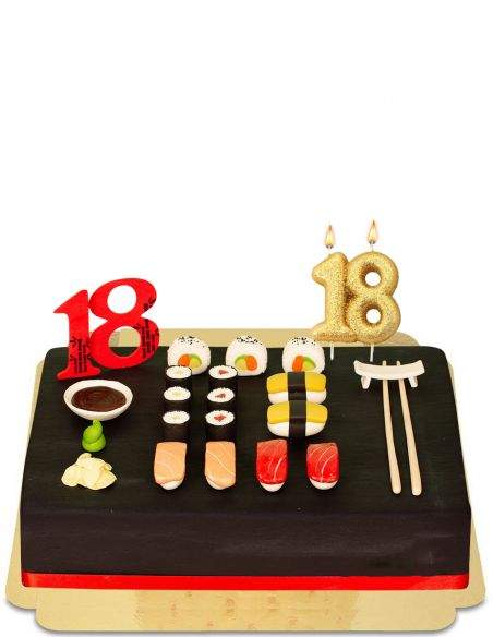 HappyKuchen.de Gâteau Sushi vegan, bio et sans gluten - 1