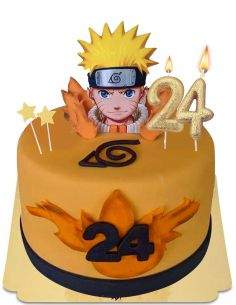 HappyKuchen.de Gâteau Naruto vegan, bio et sans gluten - 128