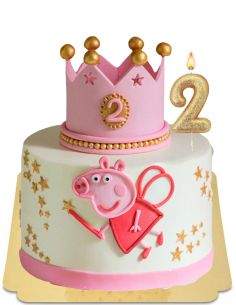 HappyKuchen.de Gâteau Peppa Pig vegan, bio et sans gluten - 174