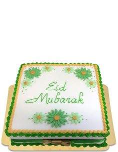 HappyKuchen.de Veganer, biologischer und glutenfreier Eid Mubarak 2 Kuchen - 17