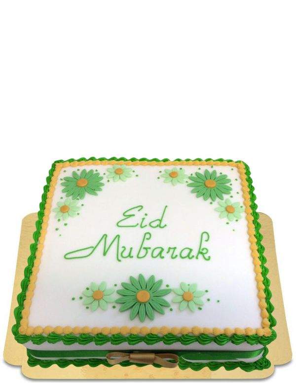 HappyKuchen.de Veganer, biologischer und glutenfreier Eid Mubarak 2 Kuchen - 17