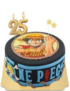 HappyKuchen.de Gâteau One Piece manga bio, vegan et sans gluten - 140