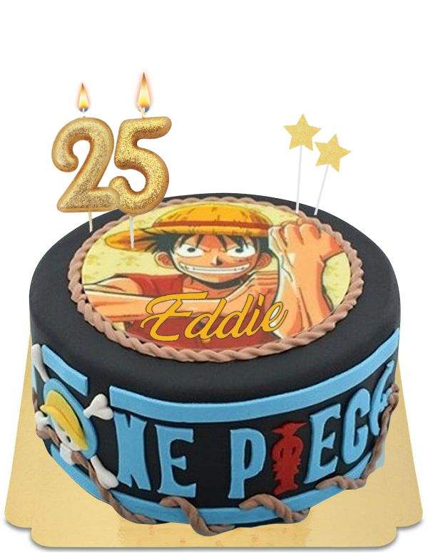 HappyKuchen.de Gâteau One Piece manga bio, vegan et sans gluten - 140