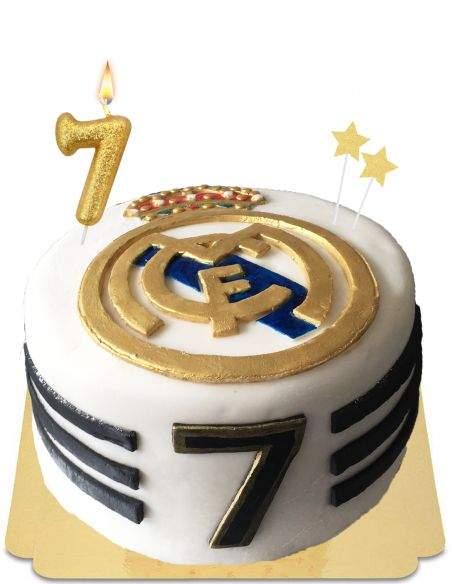 HappyKuchen.de Bio-, veganer und glutenfreier Real Madrid Kuchen - 147