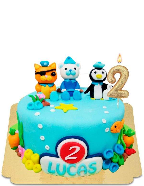 HappyKuchen.de Gâteau Octonauts vegan, bio et sans gluten - 29