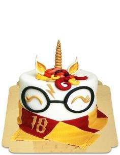 HappyKuchen.de Harry Potter Unicorn B01 veganer, biologischer und glutenfreier Kuchen - 32