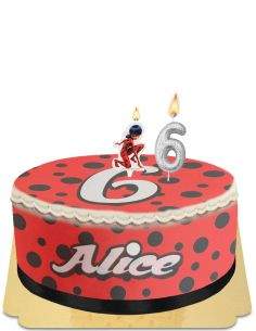 HappyKuchen.de Gâteau Ladybug Miraculous sans œuf, végétarien et sans gluten - 1