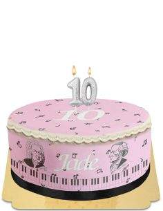HappyKuchen.de Gâteau piano fille sans œuf, végétarien et sans gluten - 49