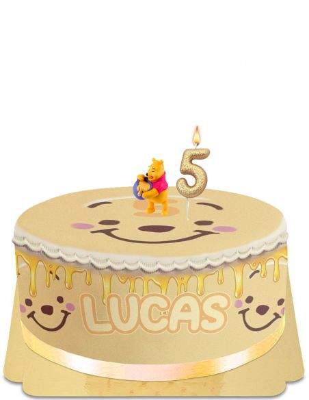 HappyKuchen.de Gâteau Winnie l'ourson sans œuf, végétarien et sans gluten - 43