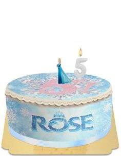 HappyKuchen.de Gefrorene Elsa Gefrorener eifreier, vegetarischer und glutenfreier Kuchen - 1